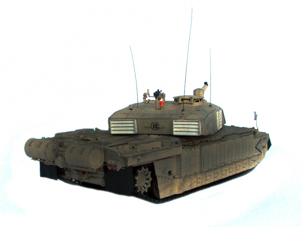35154T Английский танк CHALLENGER 1 (Mk.3) с 2 фигурами Tamiya