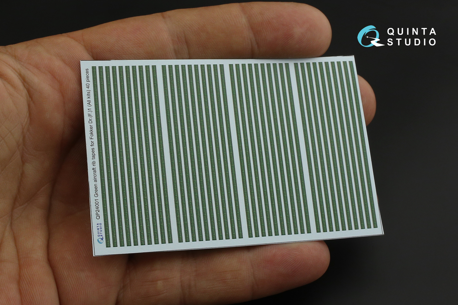 QP24001 Зеленые киперные ленты для Fokker Dr.I (для любых моделей)