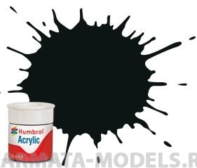 AB0091 Краска акриловая No 91 Черно-зеленый - Матовый -14ml Acrylic