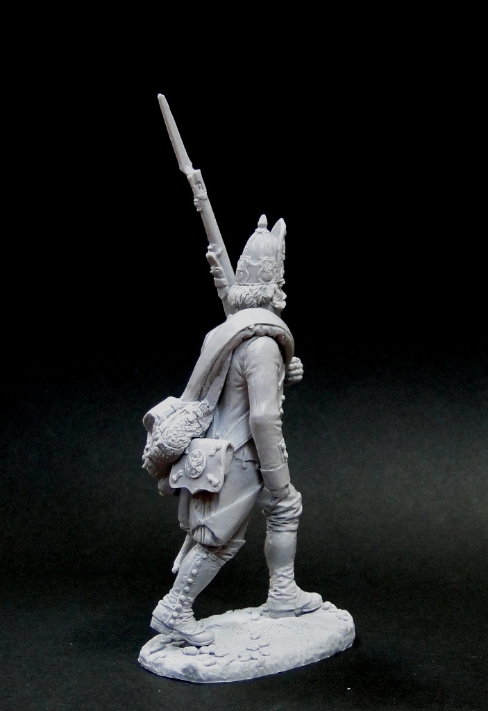 CHM-54222. Рядовой гренадерских полков и рот, Россия 1799 г. 54 мм. Материал - смола. Chronos Miniatures