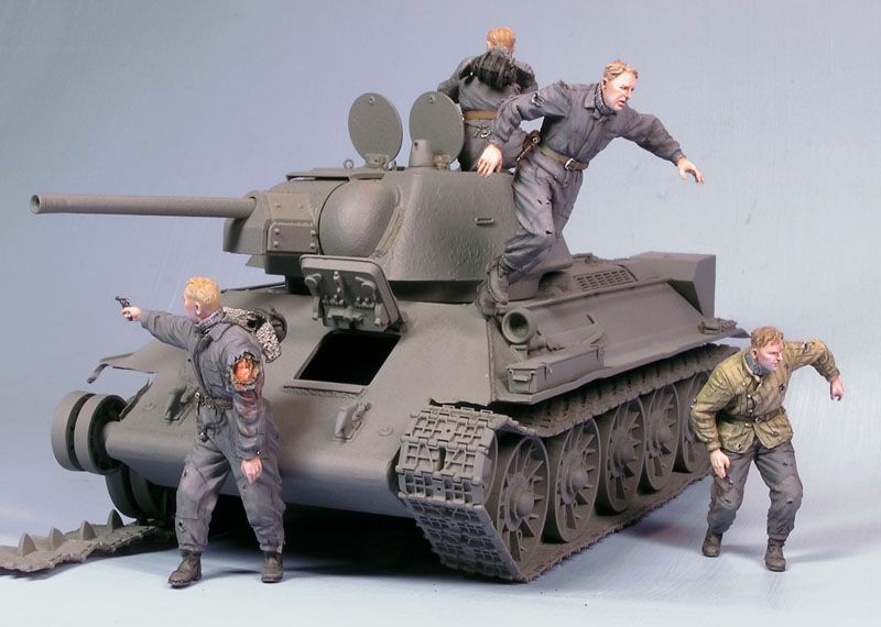 T-35101 Cоветские танкисты в бою (зима 1942-45) (2) Tank