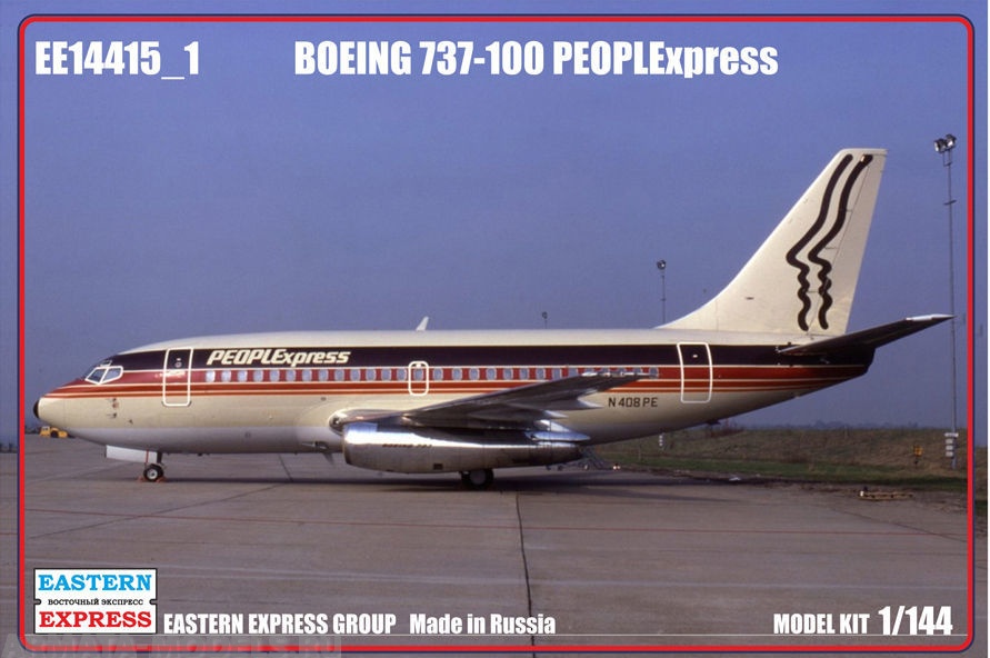 ЕЕ14415_1 Авиалайнер Б-731 PeoplExpress Восточный экспресс