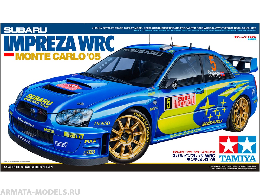 24281 Impreza WRC Monte Carlo 05 Tamiya