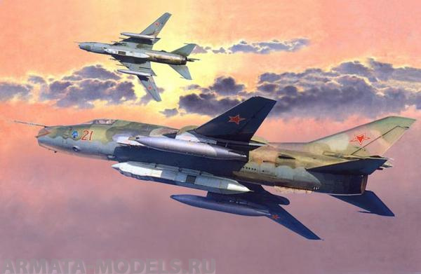 D-19 Самолет Su-17M3R Recon Fitter MISTERCRAFT