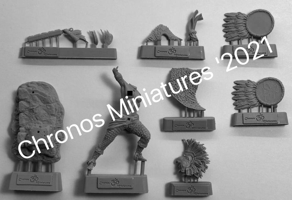 CHM-54245. Миры Фэнтези: Дочь Монтесумы. 54 мм. Материал - смола. Chronos Miniatures