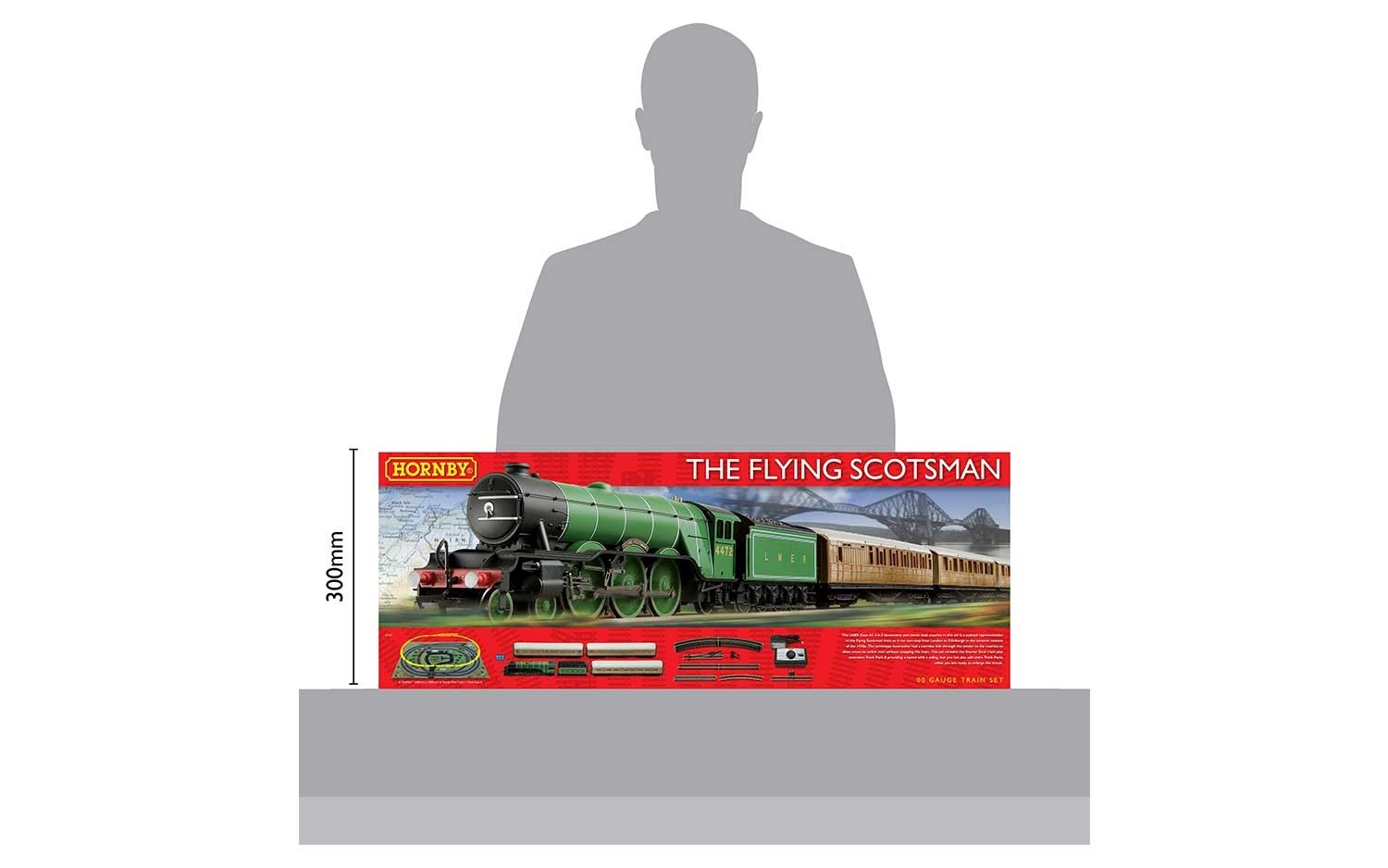 R1167 Подарочный набор железной дороги Flying Scotsman 00 Hornby