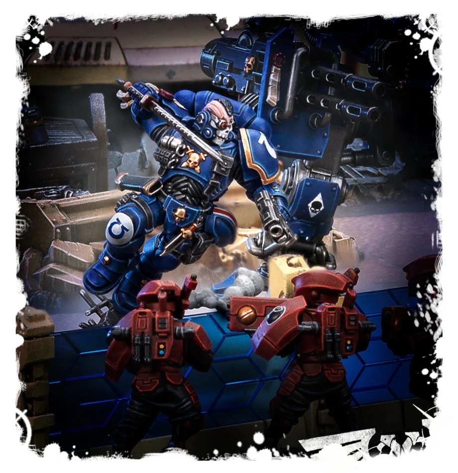 48-64GW Набор Космодесант. Примарис Лейтенант в броне Фобос (Space Marines Primaris Lieutenant in Phobos Armour)