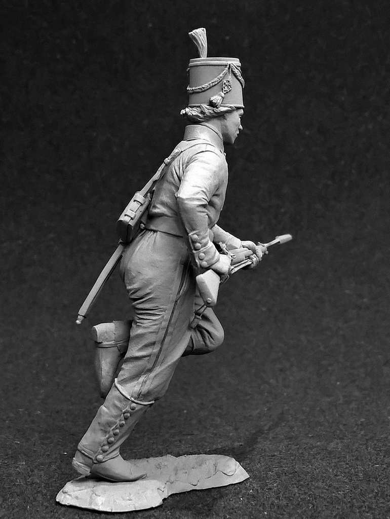 CHM-54308. Егерь Лейб-Гвардии Преображенского полка, Россия 1788-96 гг. Материал - смола. Chronos Miniatures