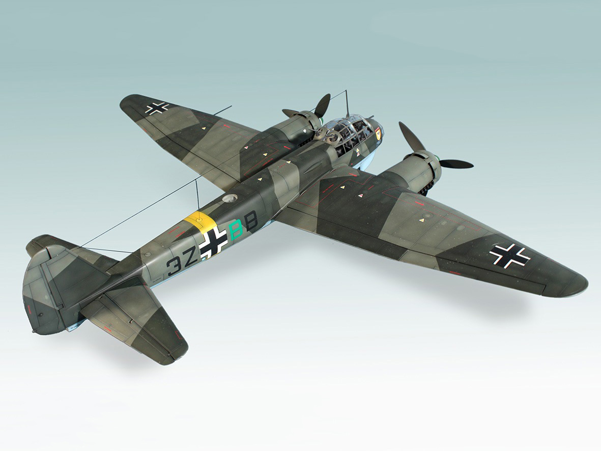 48233 Ju 88A-4, Германский бомбардировщик ІІ МВ ICM