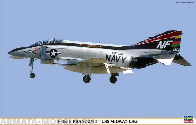 09900 Самолет F-4 B/N Hasegawa