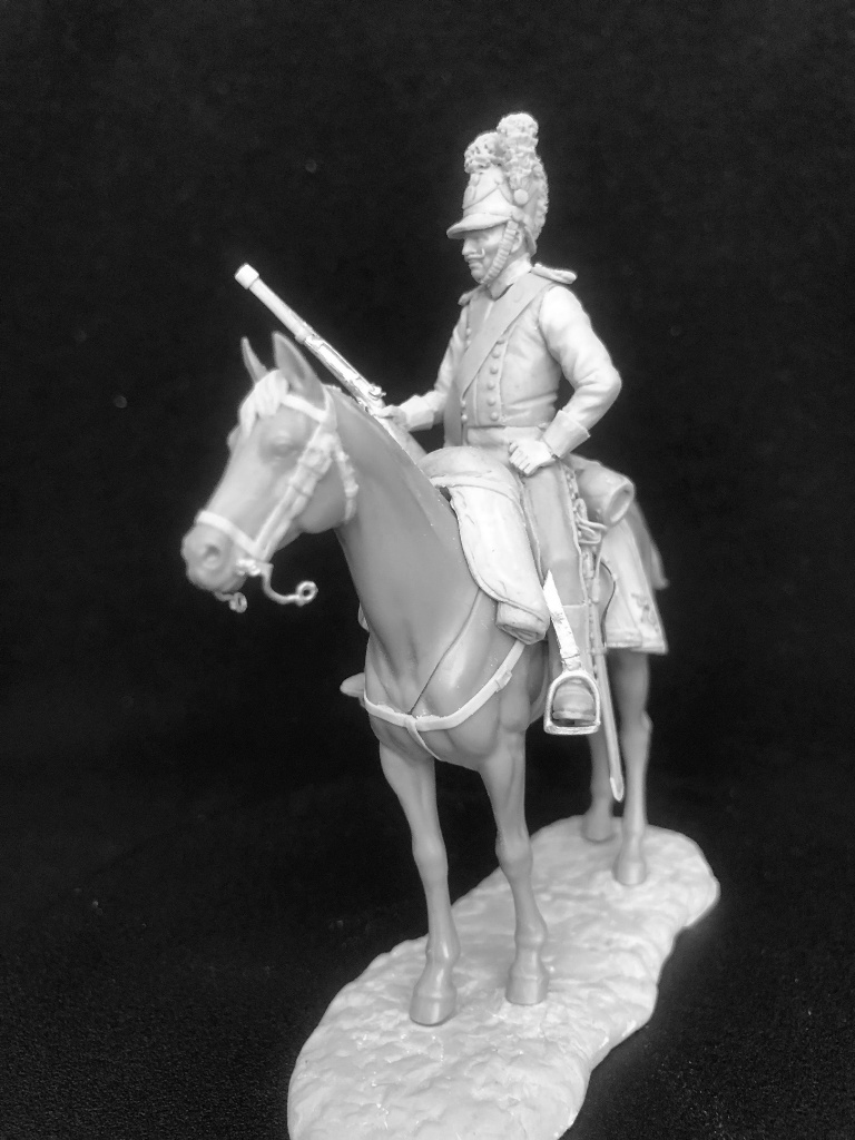CHM-54335(M). Баварский шеволежер, 1806-13 гг. Материал - смола. Chronos Miniatures