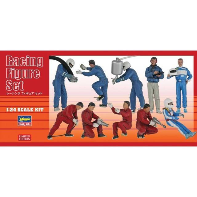 20295 Набор фигур Racing Figure Set (10 figure parts in the box)  (HASEGAWA) 1/24