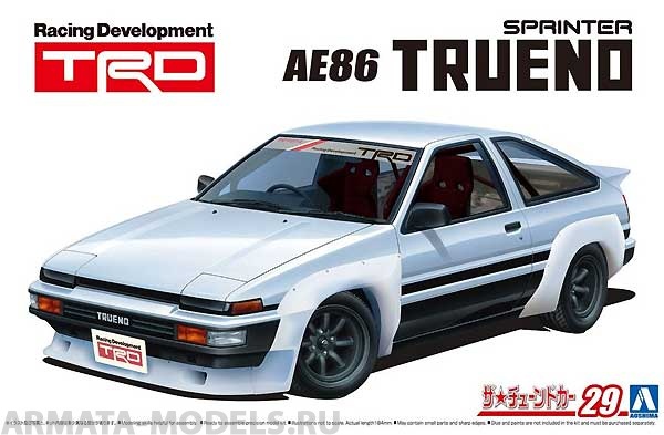 05896 Toyota Trueno '85 AE86 TRD Aoshima