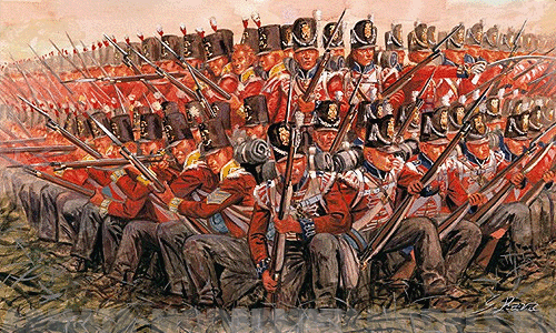 6095ИТ Солдатики NAPOLEONIC WARS - BRITISH INFANTRY 1815 Italeri
