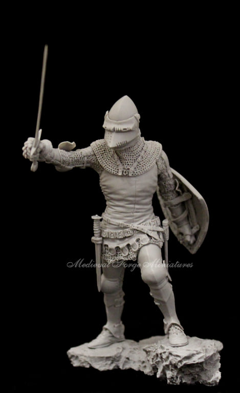 C-75-064 Фигура English knight, late 14th early 15th century Medieval Forge Miniatures