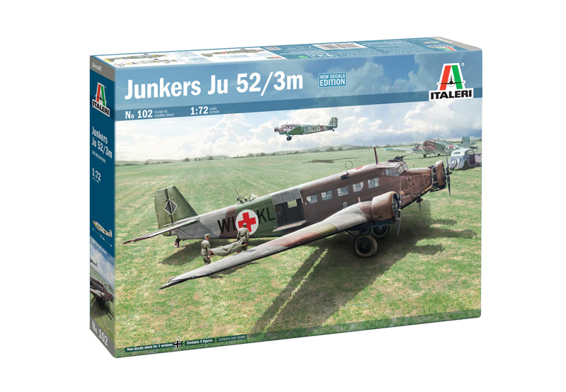 0102ИТ Самолет JUNKERS JU 52/3m Italeri