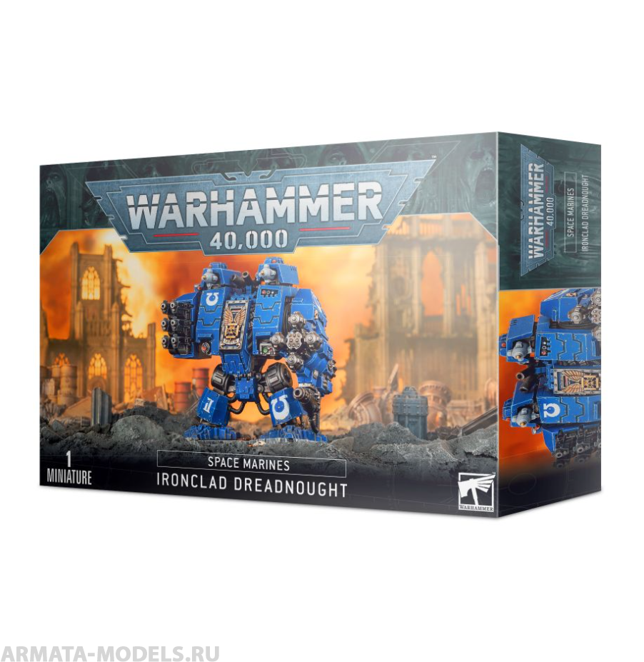 48-46GW Набор Космодесант. Дредноут-Броненосец (Space Marine Ironclad Dreadnought)