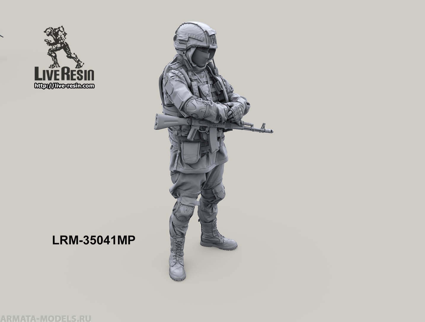 LRM35041MP Боец военной полиции РФ -3 Live Resin