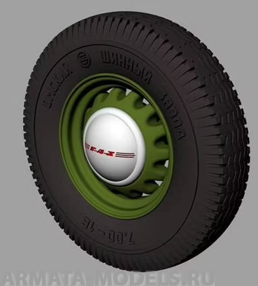 RE35-506 GAZ M1Rroad wheels (Omskij Zavod)