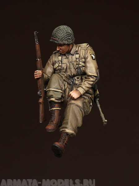 3581SOGA U.S. Army Airborne on Sherman. SOGA Miniatures