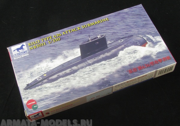 NB5011 Kilo Type 636  Attack Submarine Bronco Models
