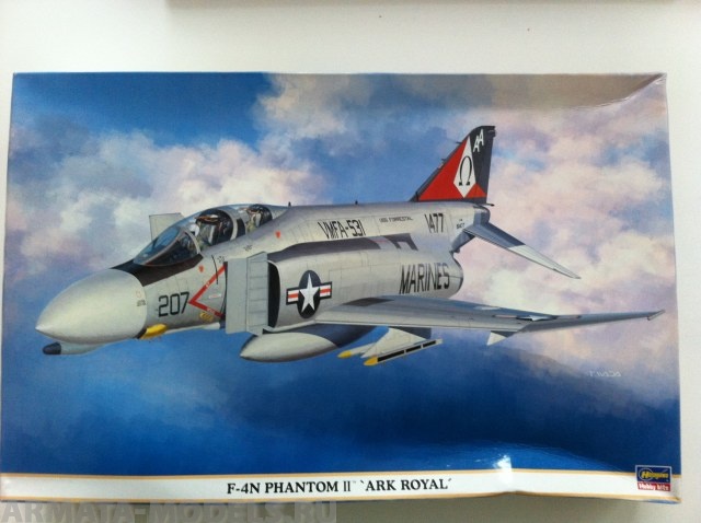 09878 Самолет F-4N ph II ARK ROYAL Hasegawa