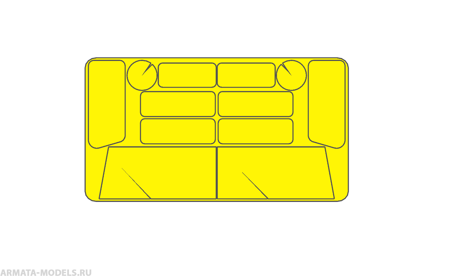 AM35101 Маска окрасочная для 233014 Тигр Звезда