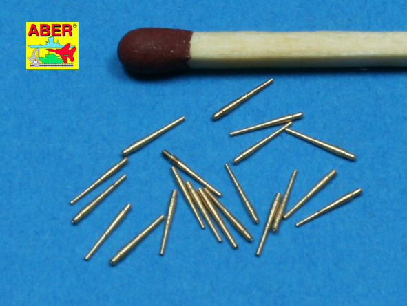 ABR-1:700-L-21  Дополнения для  Set of 20 pcs 102 mm universal barrels for Royal Navy ships для  1/700