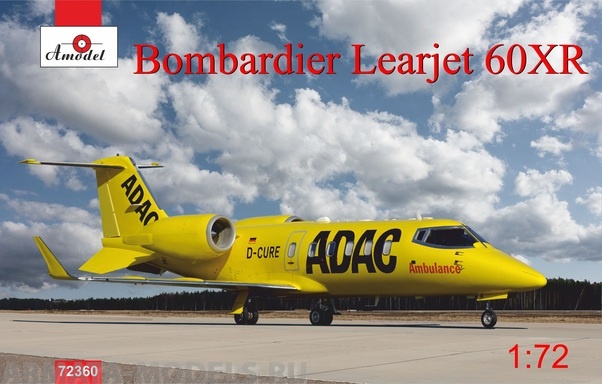 АМ72360 Самолет Bombardier Learjet  60XR adac Amodel