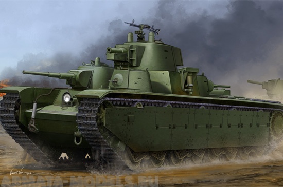 83844 Танк Soviet T-35 Heavy Tank - Late Hobby Boss
