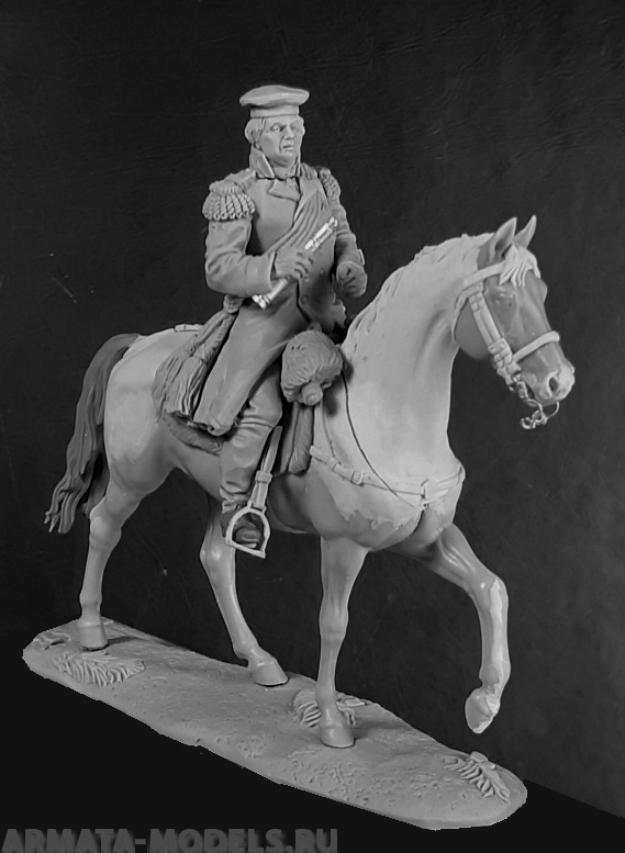 CHM-54311. Генерал-фельдмаршал, князь М.И. Голенищев-Кутузов, Россия 1812 г. Материал - смола. Chronos Miniatures