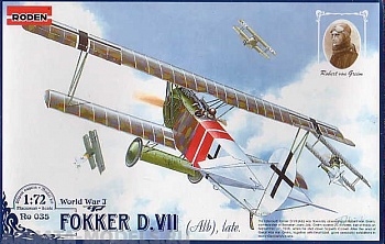 Rod035 Самолет FOKKER VII