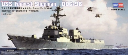 83414 Корабль USS Forrest Sherman DDG-98 1/700 Hobby Boss