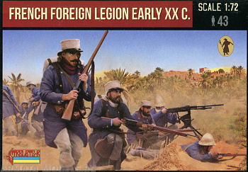 72186ST Фигуры French Foreign Legion Early XX C. 1/72 Strelets, 1/72