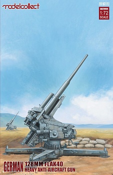 UA72094 German 128mm Flak 40 Heavy Anti-Aircraft Gun