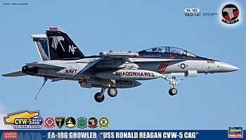 52144 Cамолет  EA-18G GROWLER USS RONALD REAGAN CVW-5 CAG  (HASEGAWA) 1/72