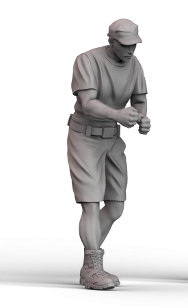 AM4892 Техник осматривает пушку "Сирия"