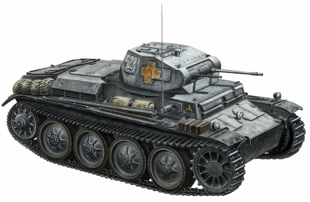 35016 Немецкий легкий танк Т II D ARK model