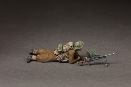 35137SOGA Machine gunner British infantry at rest. SOGA Miniatures