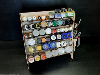 MSF001001 - Стеллаж для красок, фанера