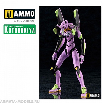 KTOKP410 Коллекционая сборная модель  NGEPM Kit Evangelion Test Type-01 TV Ver. 19 cm