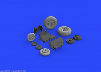 648431ED MiG-23ML wheels  1/48