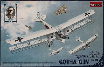 Rod011 Самолет GOTHA G.IV