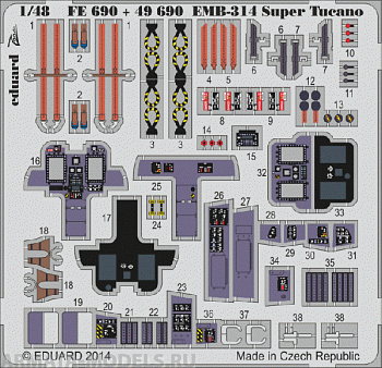FE690ED  EMB-314 Super Tucano S.A. 1/48