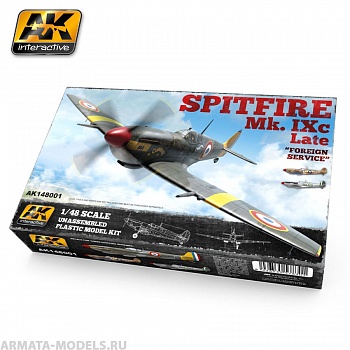 AK-148001 Сборная модель SPITFIRE Mk. IX C. LATE