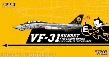 S7203 US Navy F-14D VF-31 Sunset