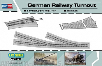 82909 Рельсы German Railway Turnout