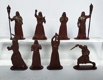 WAB006Brown Набор фигур Тайный орден мертвого пламени (коричневый)