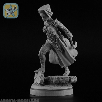 NSF54/32031 Battle Nun figure with resin base