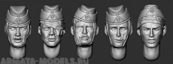 ARM356062 Немецкие раненые танкисты ВОВ